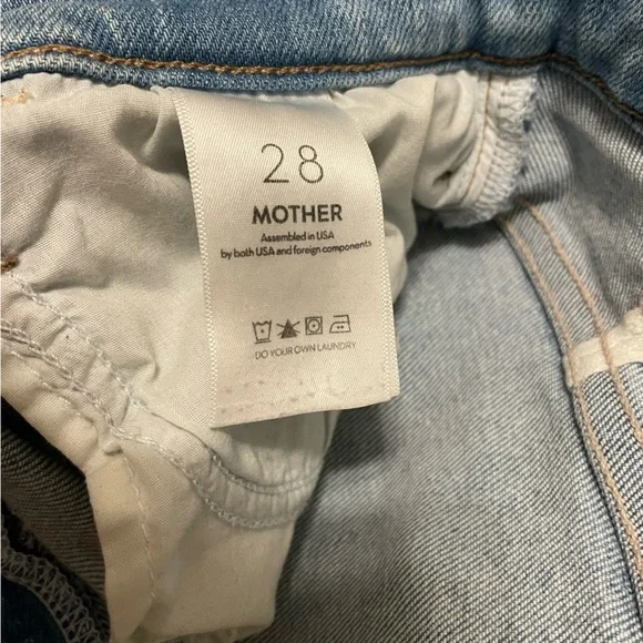 Mother Jeans The Hustler Ankle Light Blue Jeans 28 - Picture 15 of 17